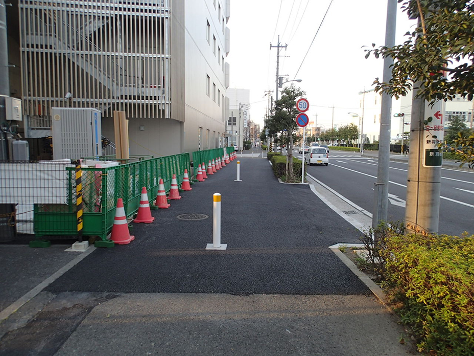 横浜市港北区新羽町 歩道切下げ工事